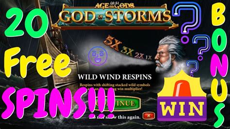 20 free spins age of gods